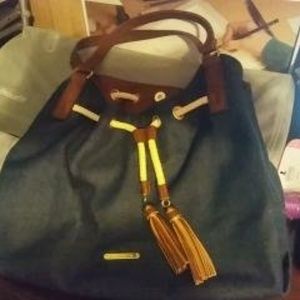 Liz claiborne demin handbag